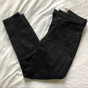 Everlane High Waisted Black Skinny Jeans
